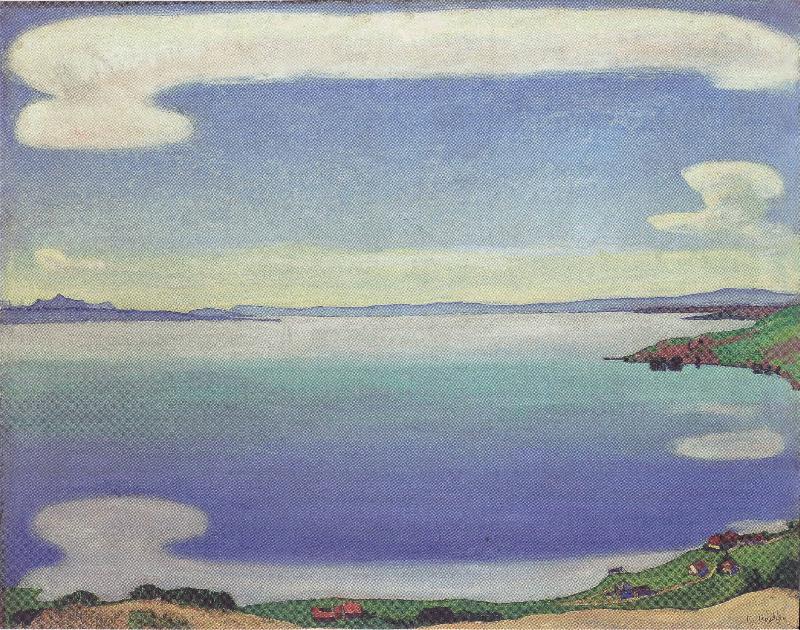 Ferdinand Hodler Lake Geneva seen from Chexbres oil painting image